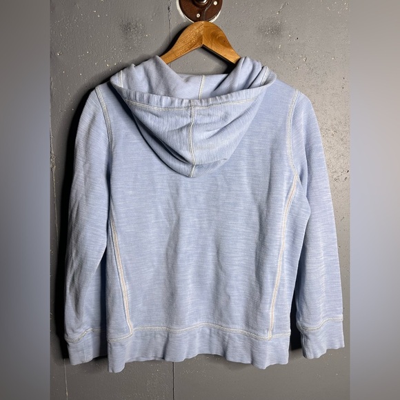 Tommy Bahama Tobago Full zip hoodie in light sky color.  Size Medium. - Picture 2 of 9